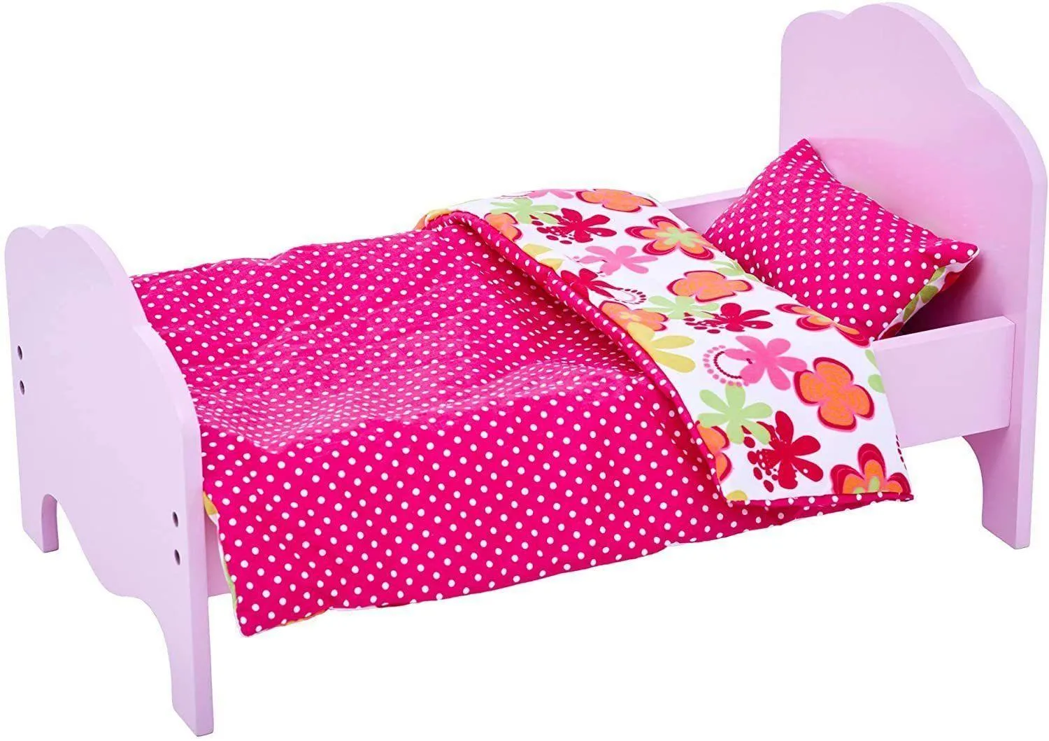 Teamson USA TD-11929-1F Single Bed with Bedding