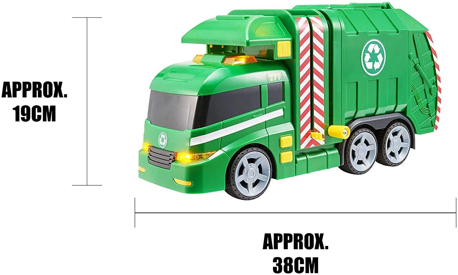 Teamsterz Light and Sound Recycling Garbage Truck