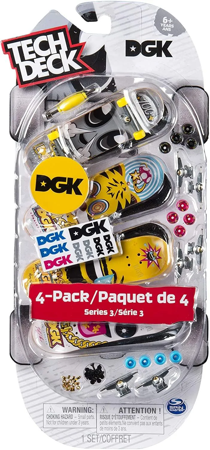 Tech Deck 96 mm Fingerboards Ultra DLX 4-Pack (Assorted)