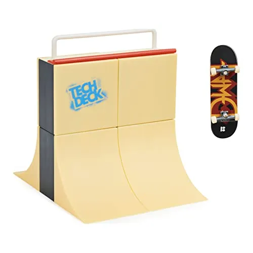 Tech Deck, Big Vert Wall X-Connect Park Creator, Customisable and Buildable Ramp Set with Exclusive Fingerboard, Kids’ Toy for Boys and Girls Ages 6 and up