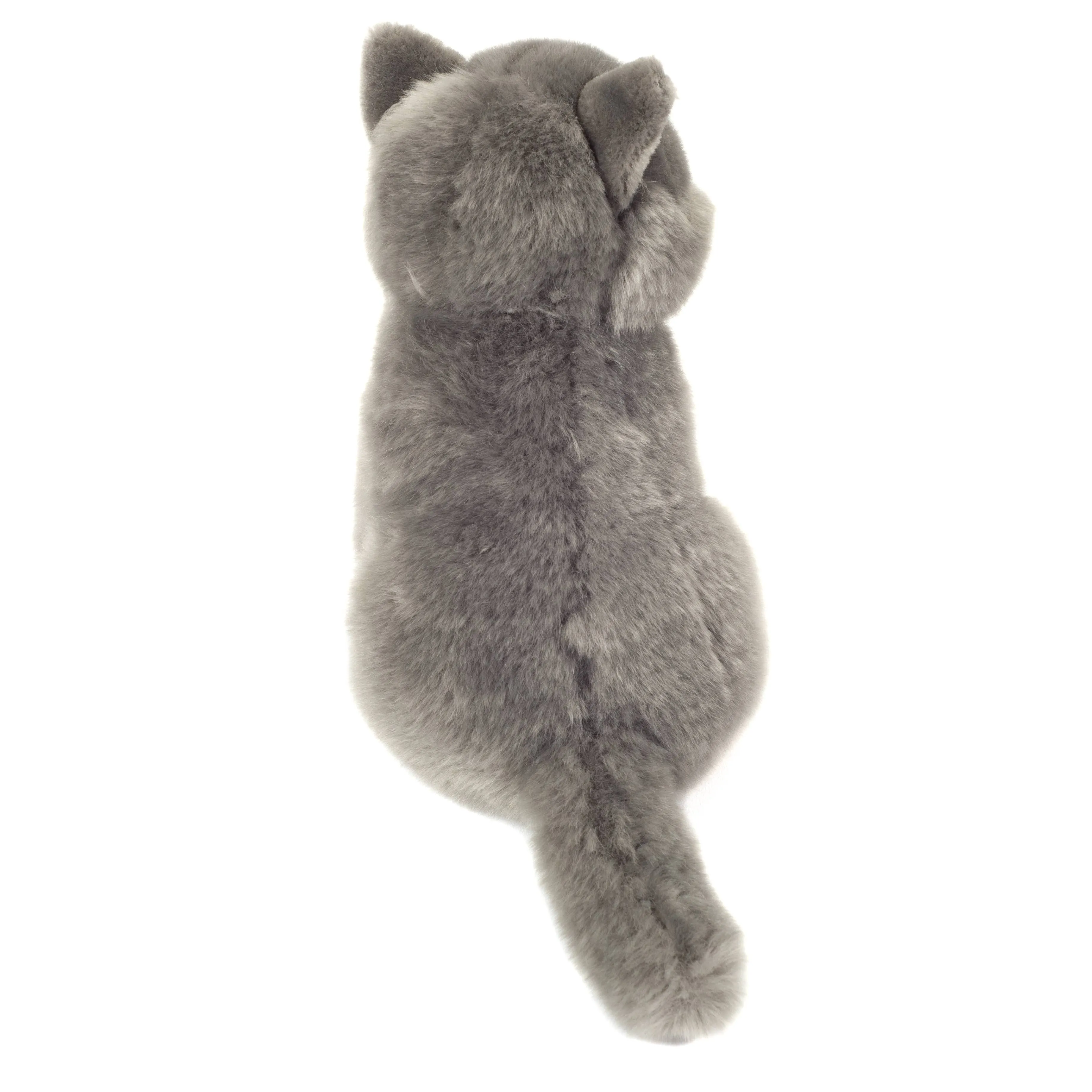 Teddy Hermann Gray Sitting Cat Stuffed Animal Odin Parker