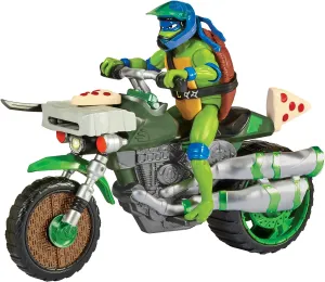 Teenage Mutant Ninja Turtles 83431CO Mutant Mayhem Ninja Kick Cycle with Exclusive Leonardo Figure