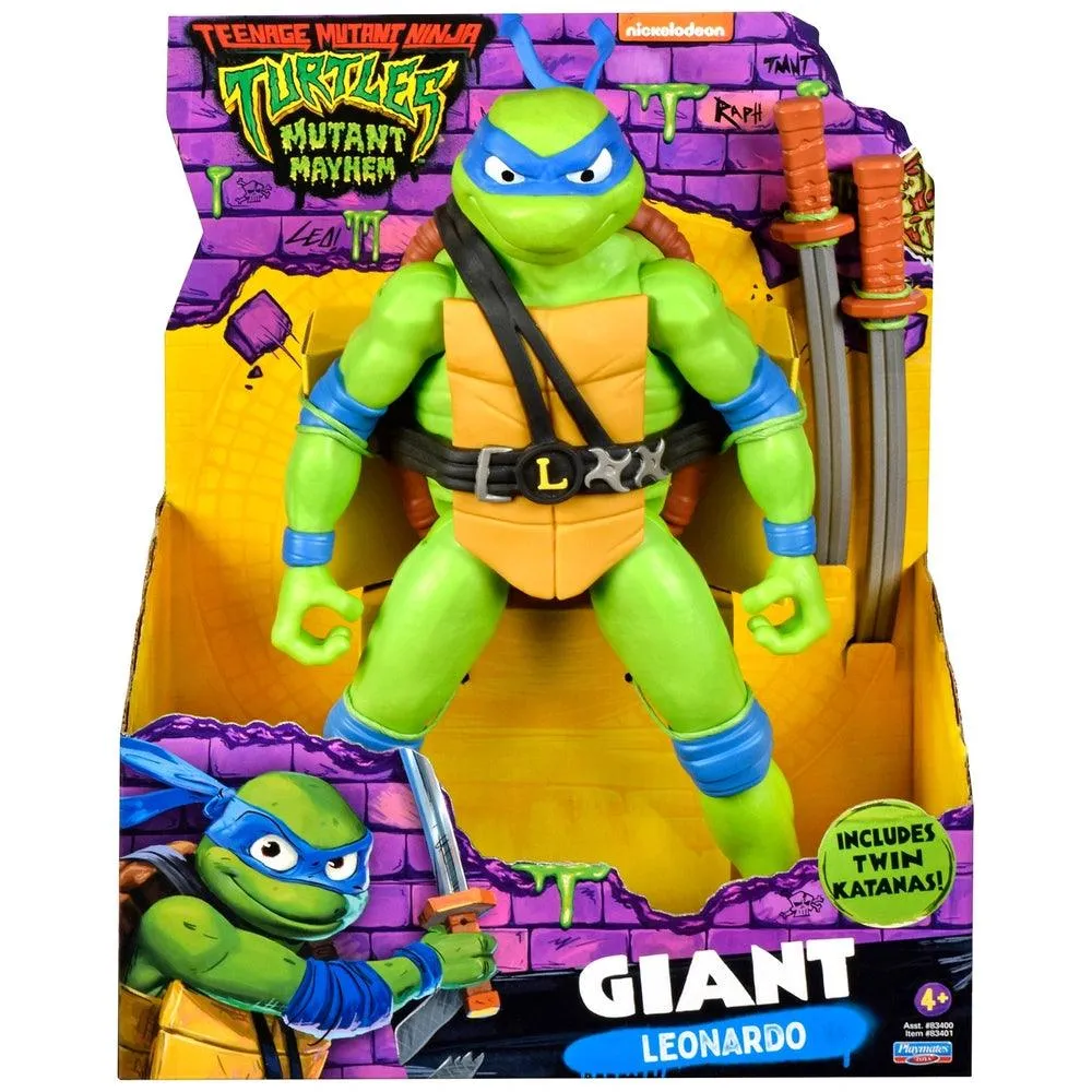 Teenage Mutant Ninja Turtles Mutant Mayhem Giant Leonardo Figure 30cm
