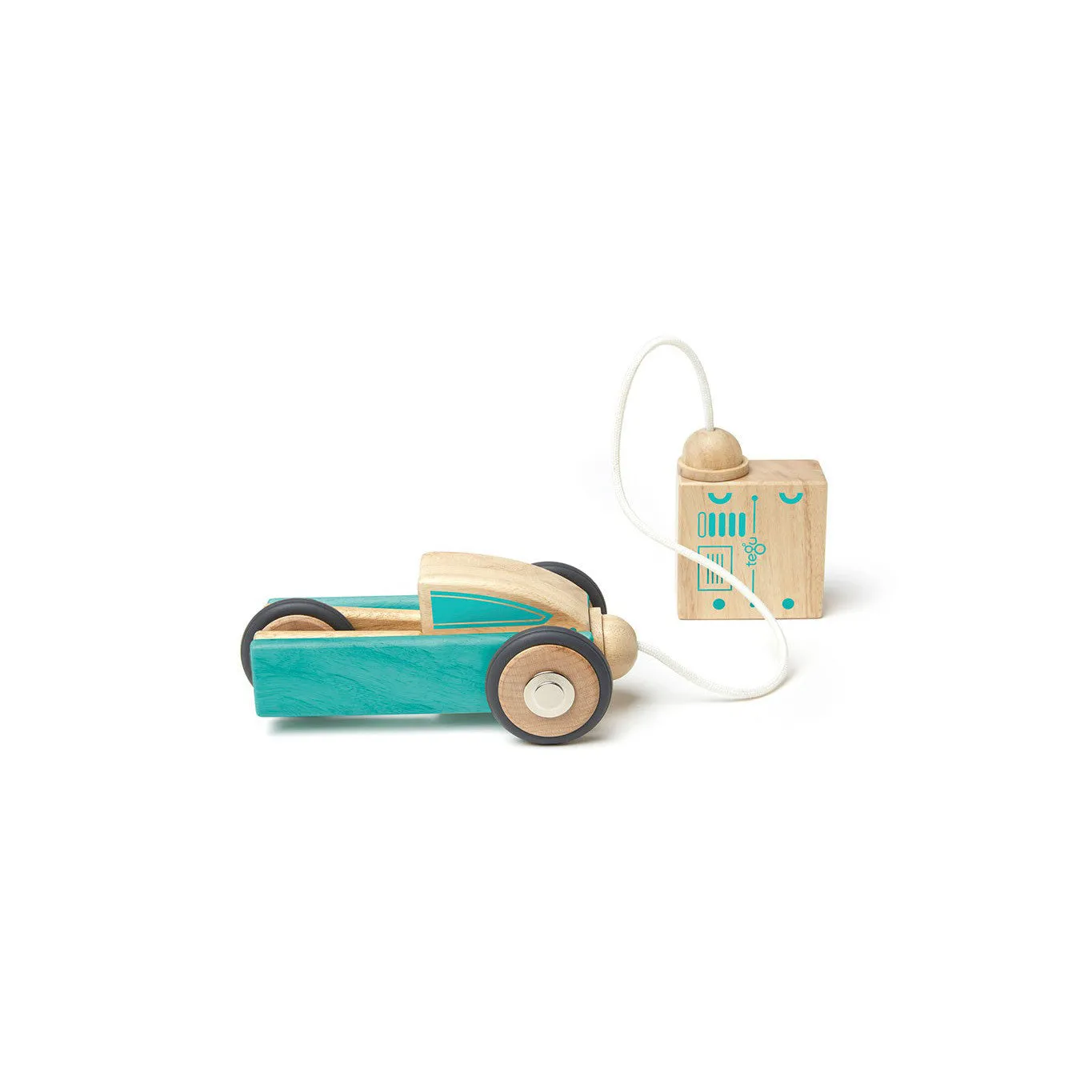Tegu Future Circuit Racer Magnetic Wooden Blocks