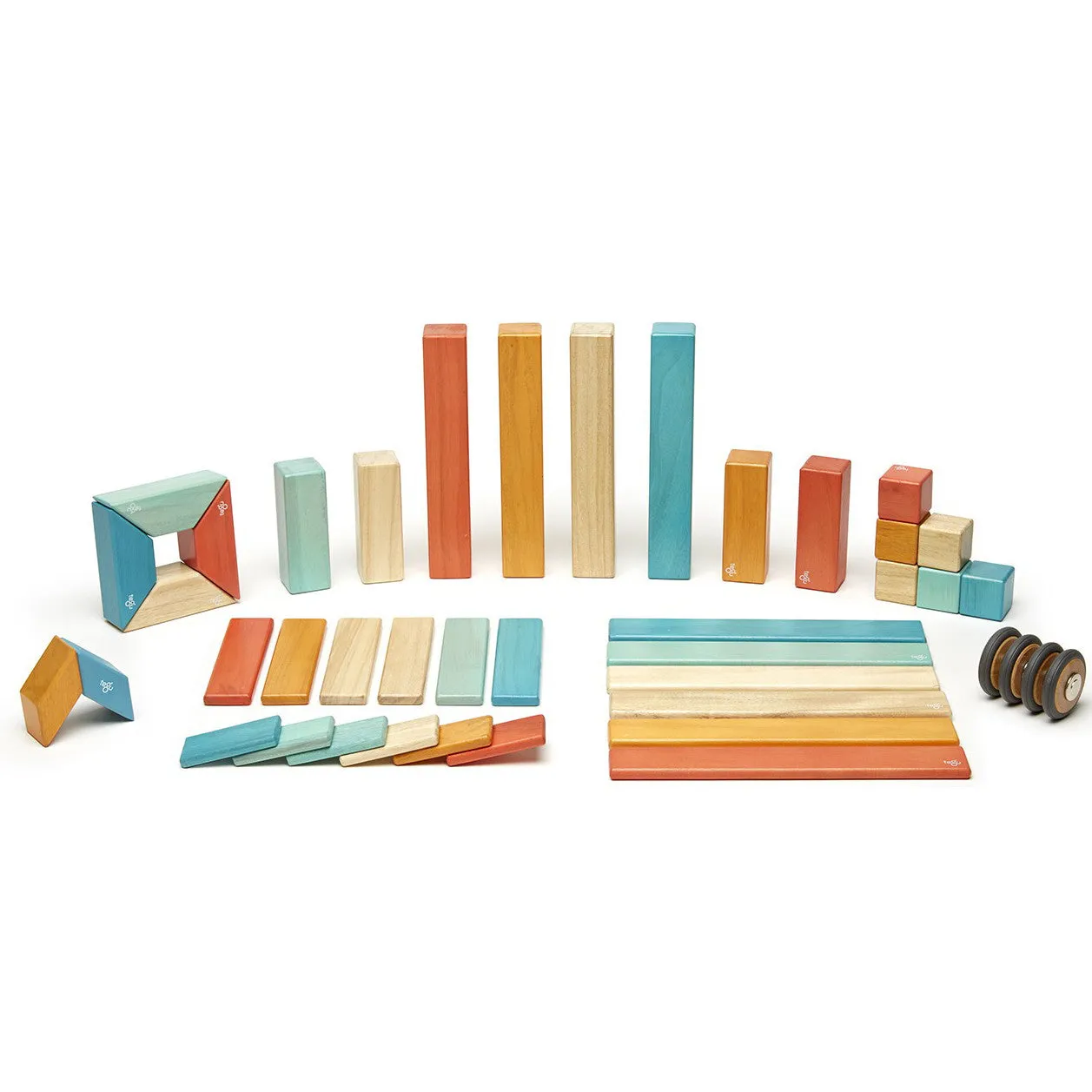Tegu Sunset Magnetic Wooden Block 42 Pieces