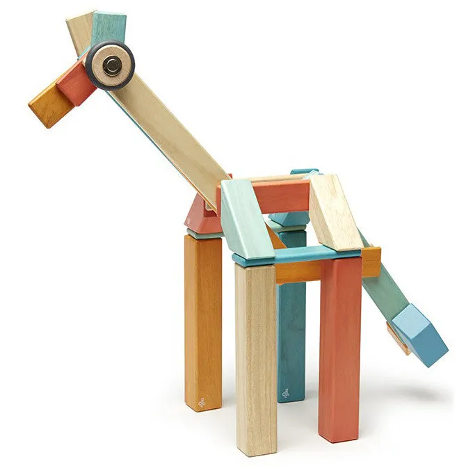 Tegu Sunset Magnetic Wooden Block 42 Pieces