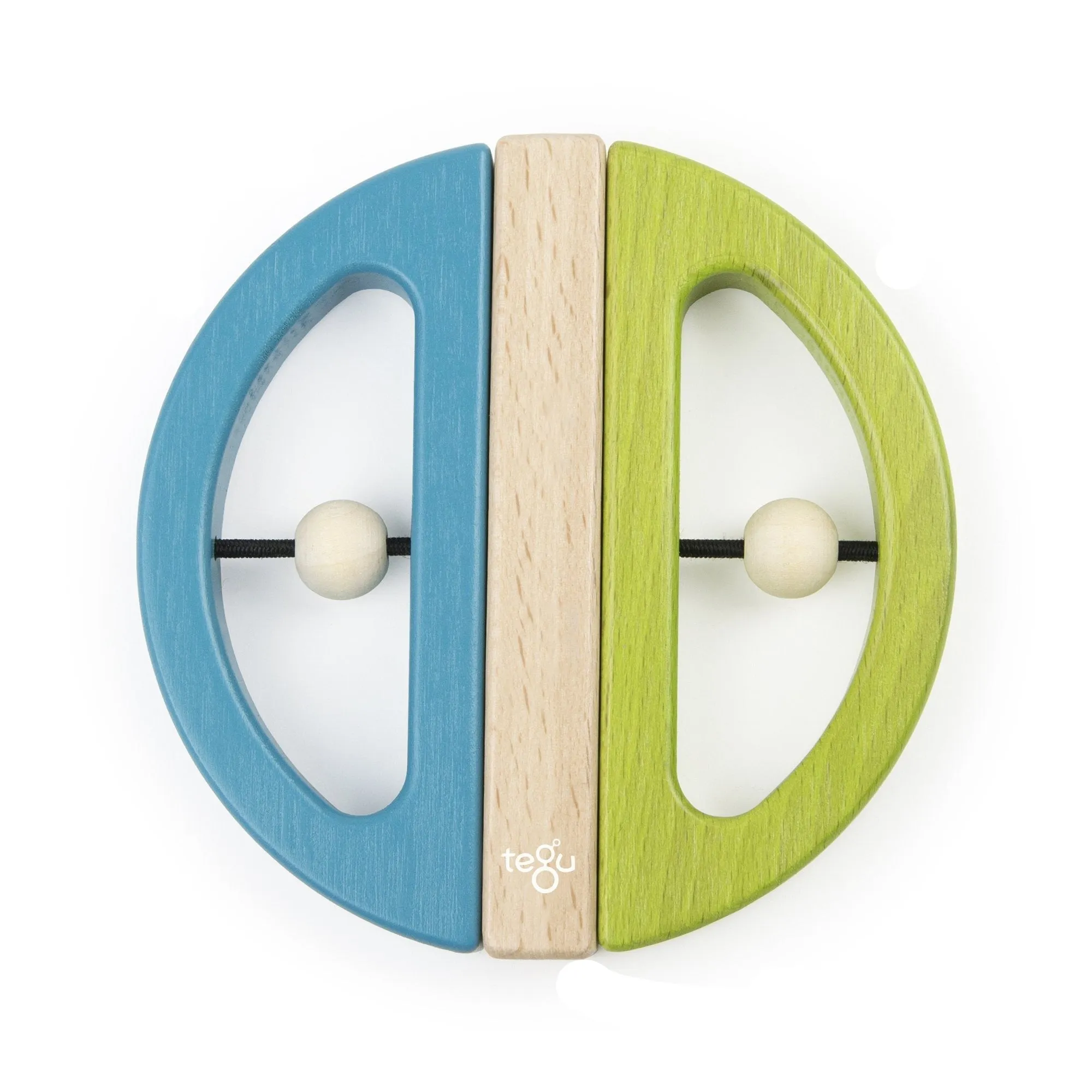 Tegu Swivel Bugs Green & Teal Magnetic Wooden Blocks