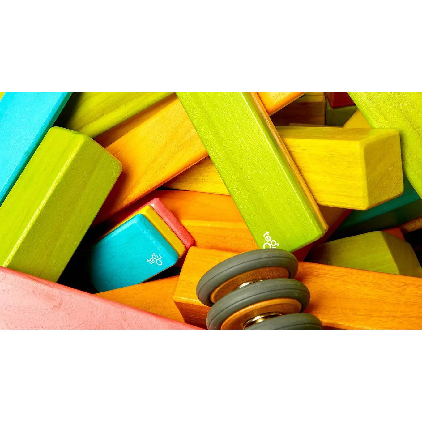 Tegu The Classroom Kit 130 Magnetic Wooden Blocks