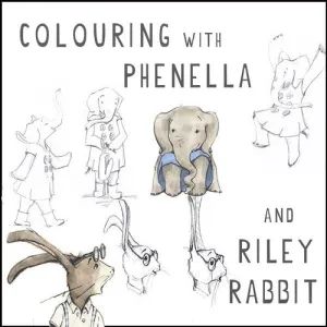 The Book Jar Colouring with Phenella and Riley Rabbit