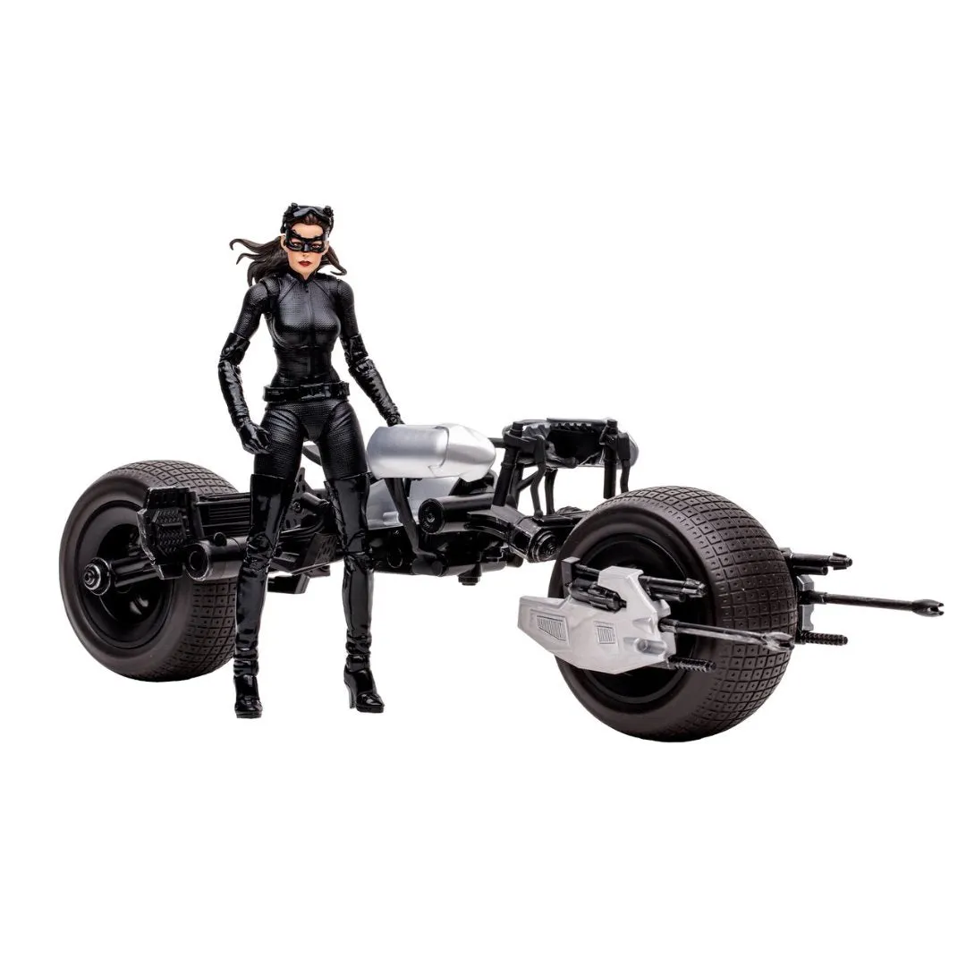The Dark Knight Rises Batpod With Catwoman figure byMcfarlaneToys
