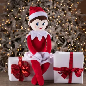 The Elf on the Shelf Plushee Pals Huggable - Girl, Light Tone 27”