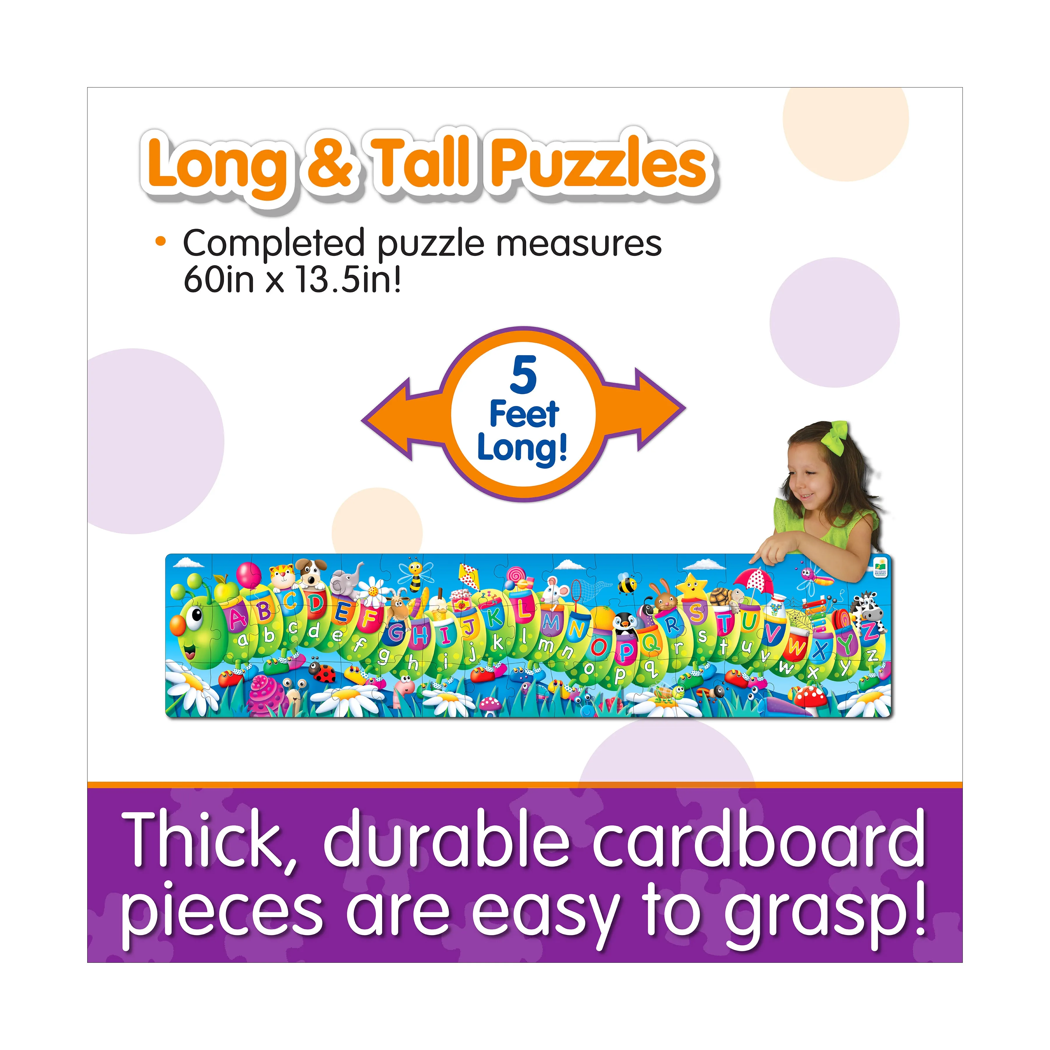 The Learning Journey ABC Caterpillar Floor Puzzle - 51 pc