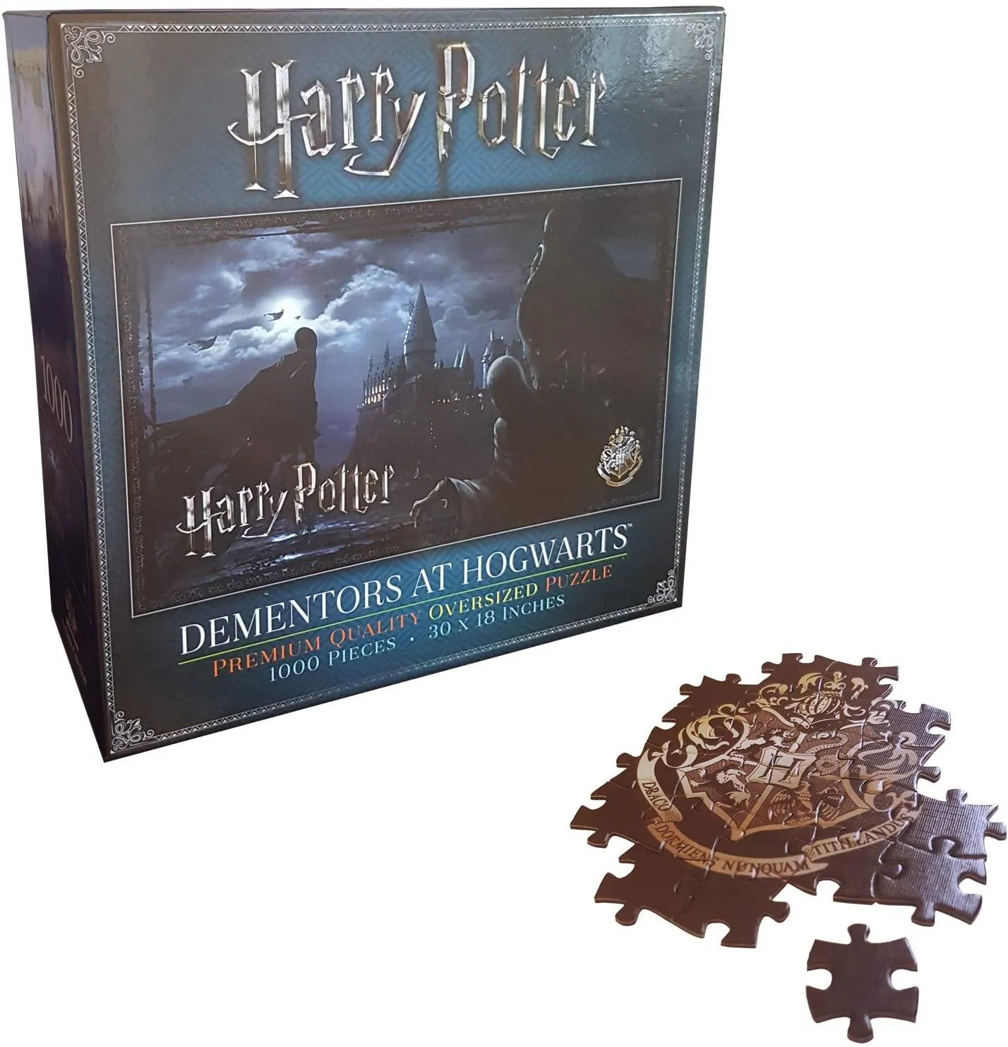 The Noble Collection Dementors at Hogwarts 1,000pc Jigsaw Puzzle Oversized Premium Quality