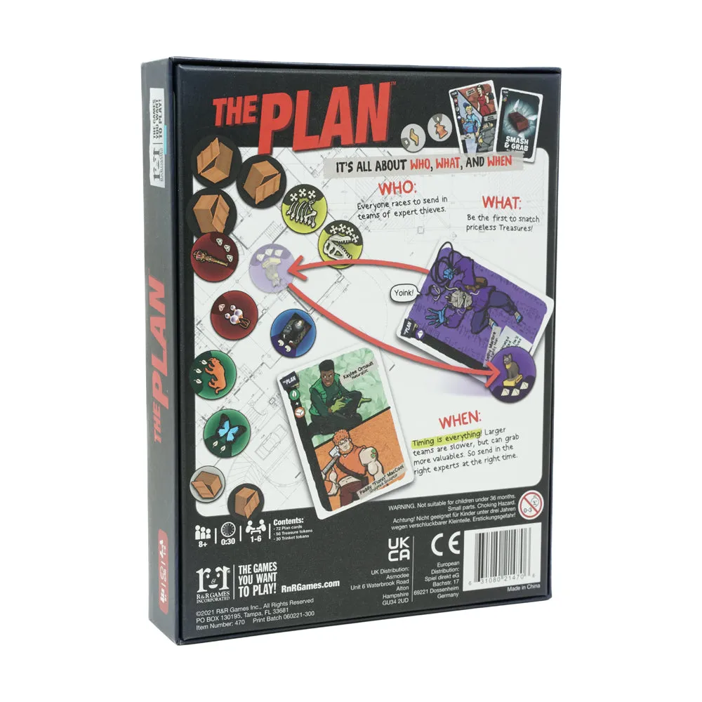 The Plan Strategic Treasure Hunt Board Game by R&R Games