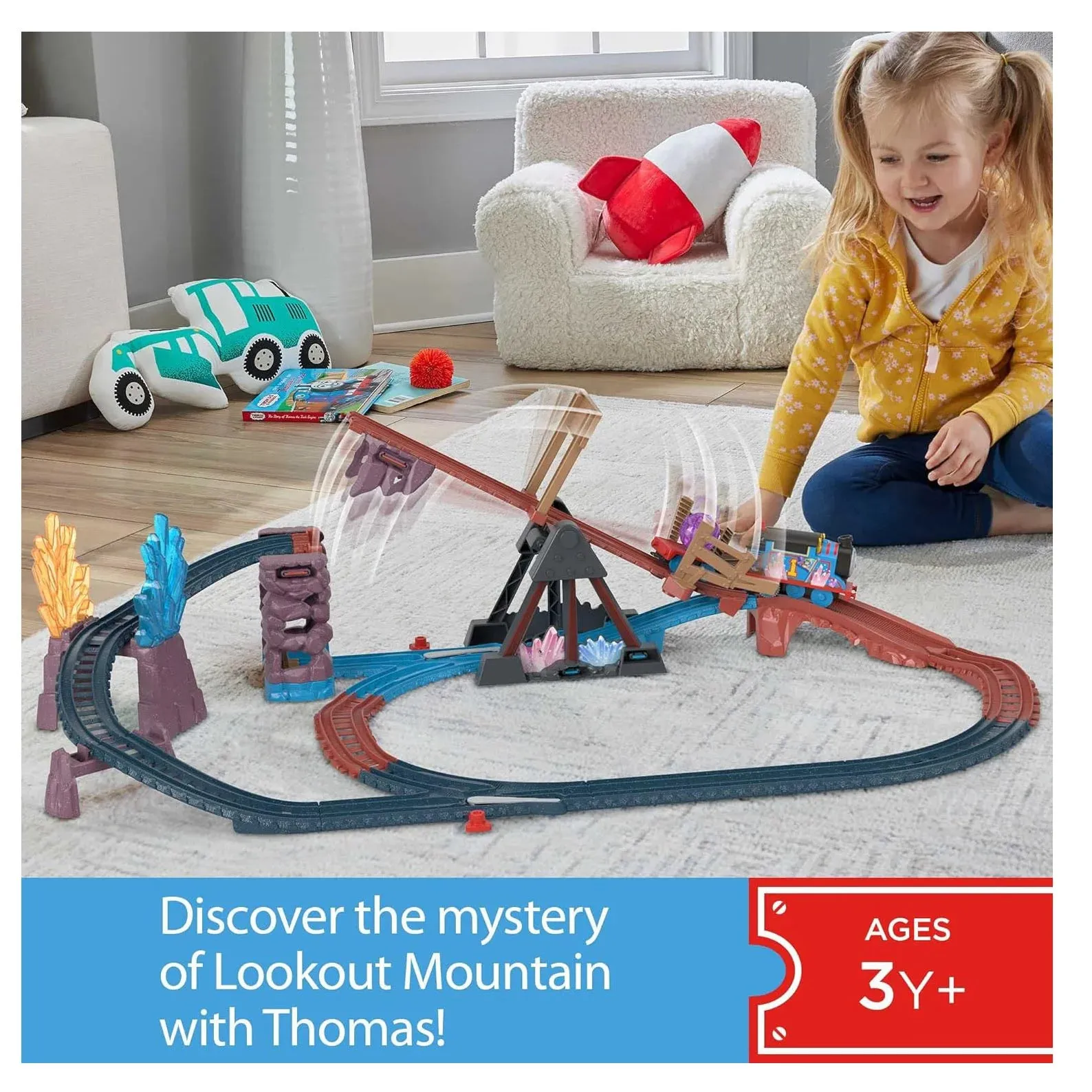 Thomas and Friends Crystal Caves Adventure Club Track Set