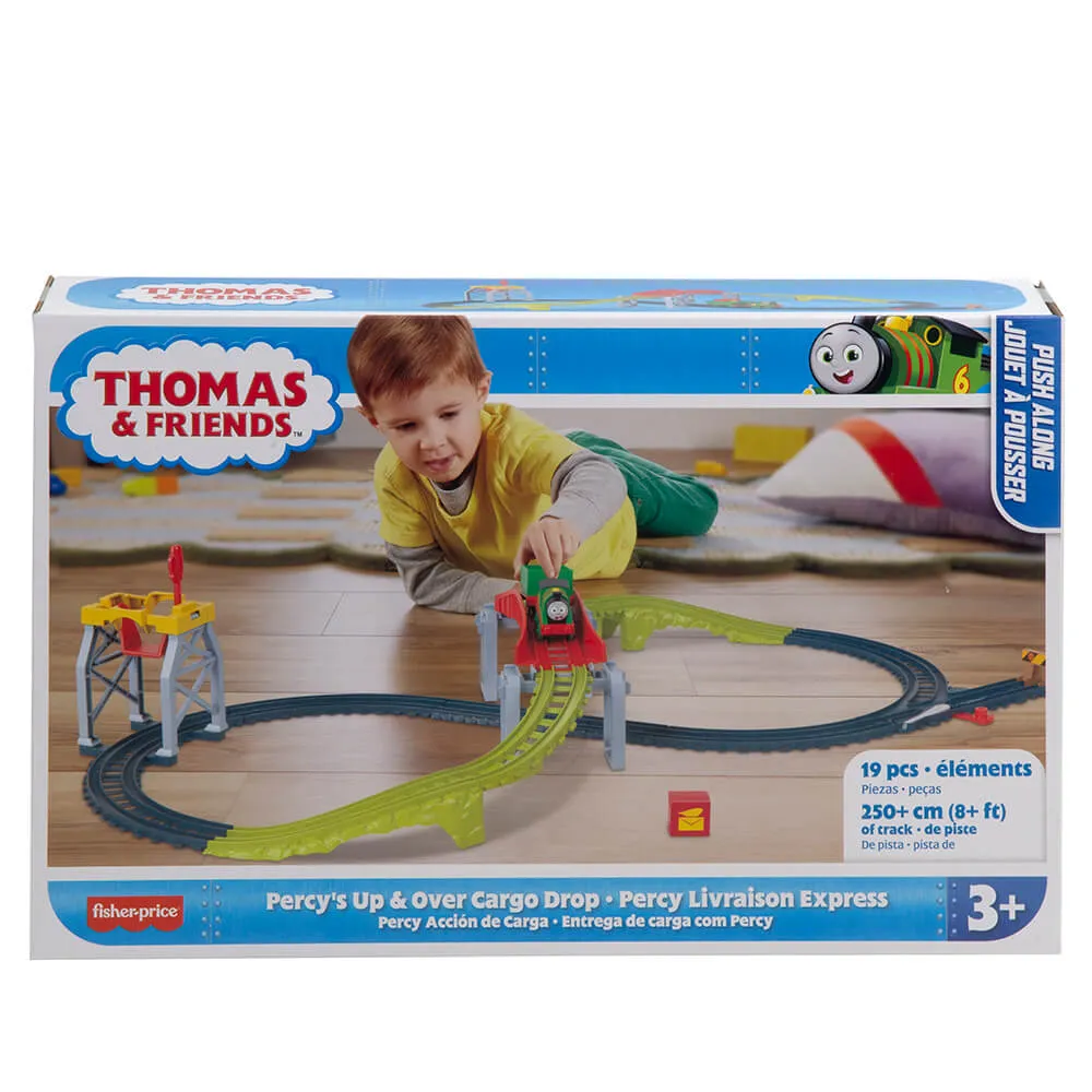Thomas and Friends Percy's up and Over Cargo Drop Playset
