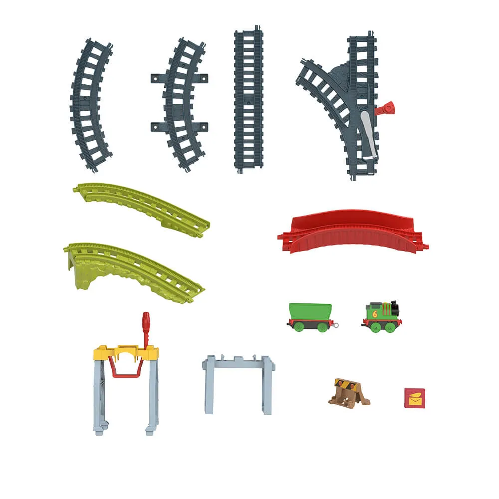 Thomas and Friends Percy's up and Over Cargo Drop Playset