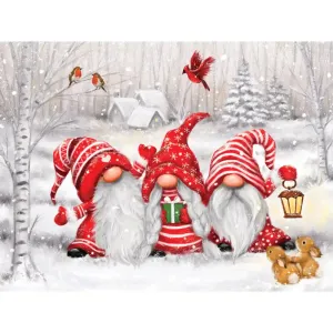 Three Gnomes Jigsaw Puzzle Bits and Pieces