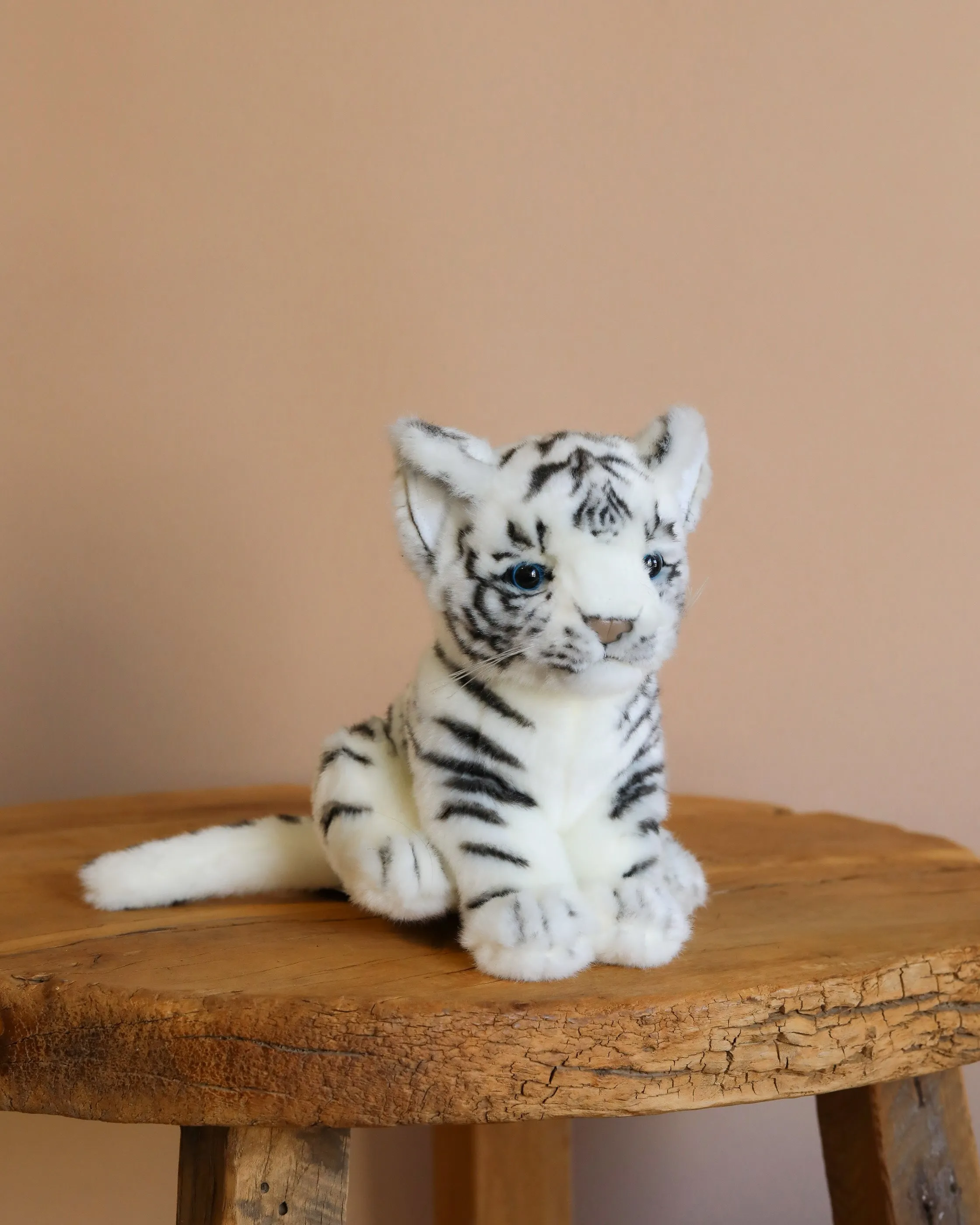 Tiger Cub Stuffed Animal - White Odin Parker
