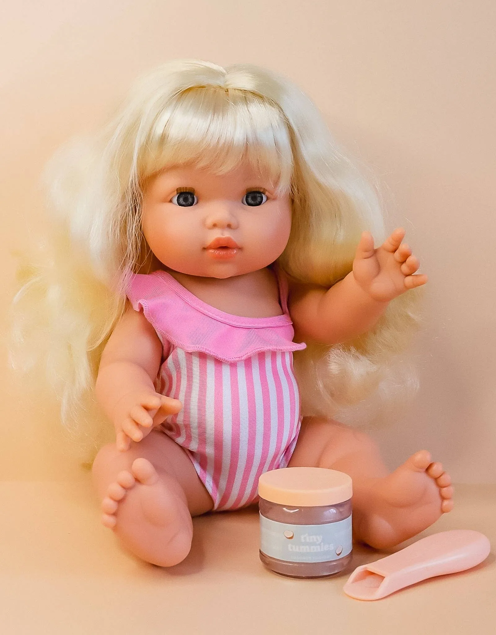 Tiny Tummies - Coconut Yogurt - Jar and spoon - Tiny Harlow Odin Parker
