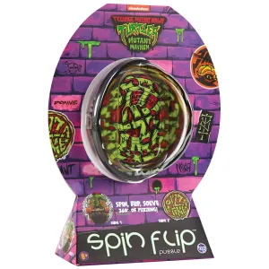 TMNT Spin Flip Puzzle - Double-Sided 12-Ring Challenge