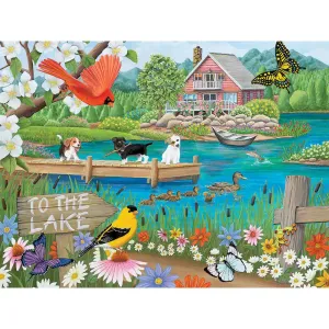To the Lake Jigsaw Puzzle Bits and Pieces