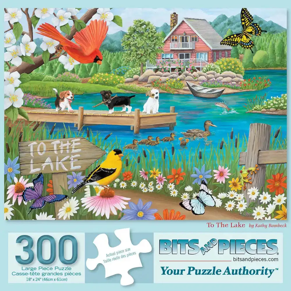 To the Lake Jigsaw Puzzle Bits and Pieces