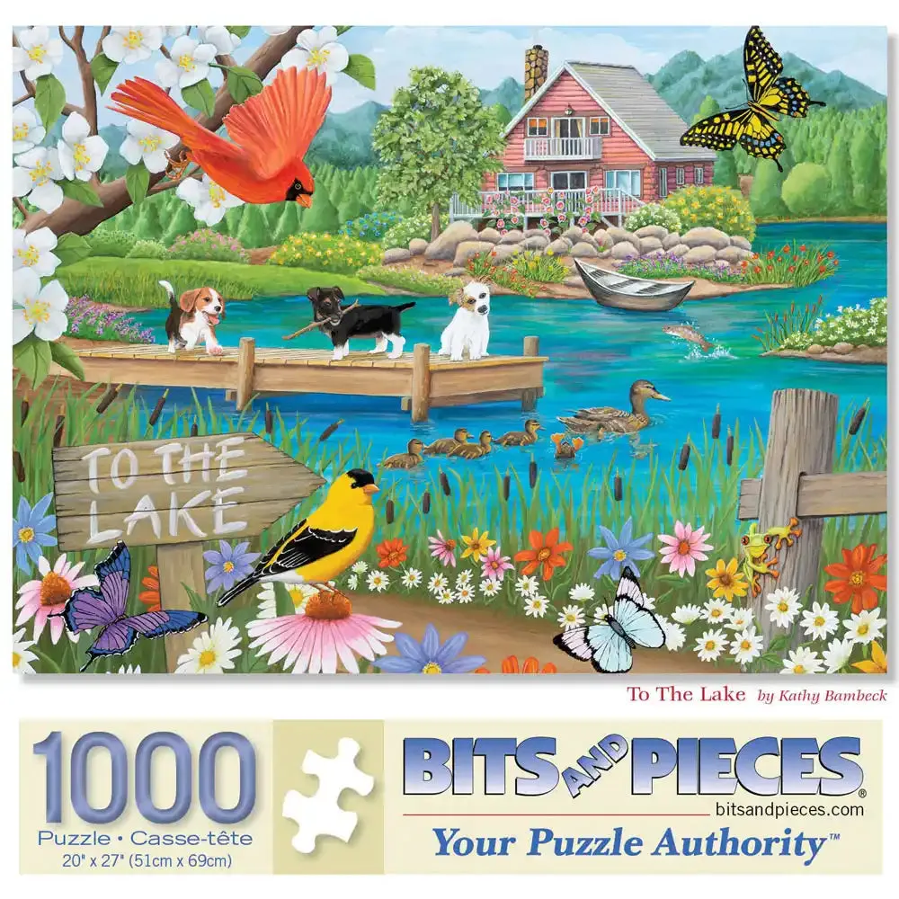 To the Lake Jigsaw Puzzle Bits and Pieces