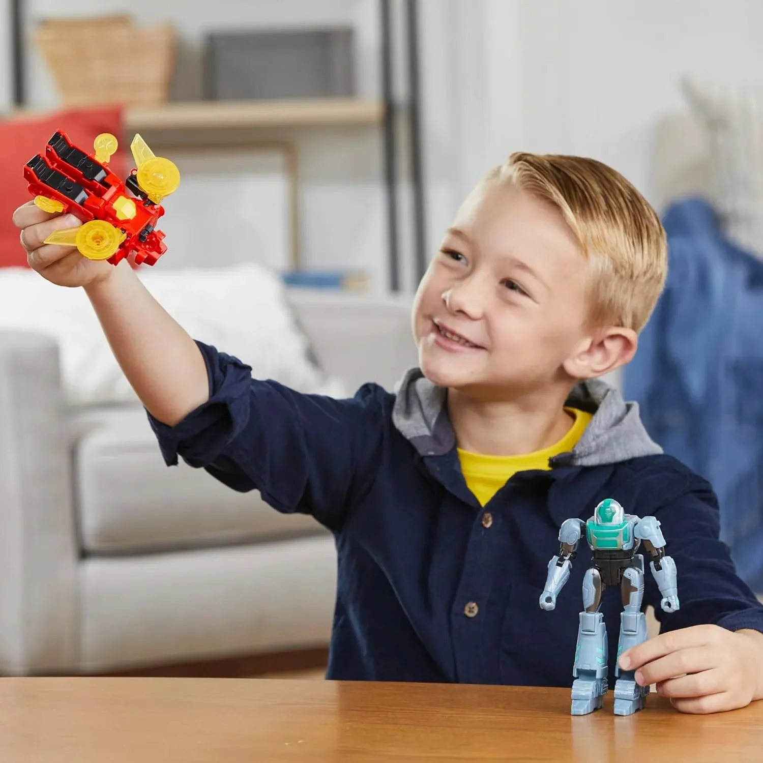 TRANSFORMERS EarthSpark Cyber-Combiner Terran Twitch and Robby Malto Robot