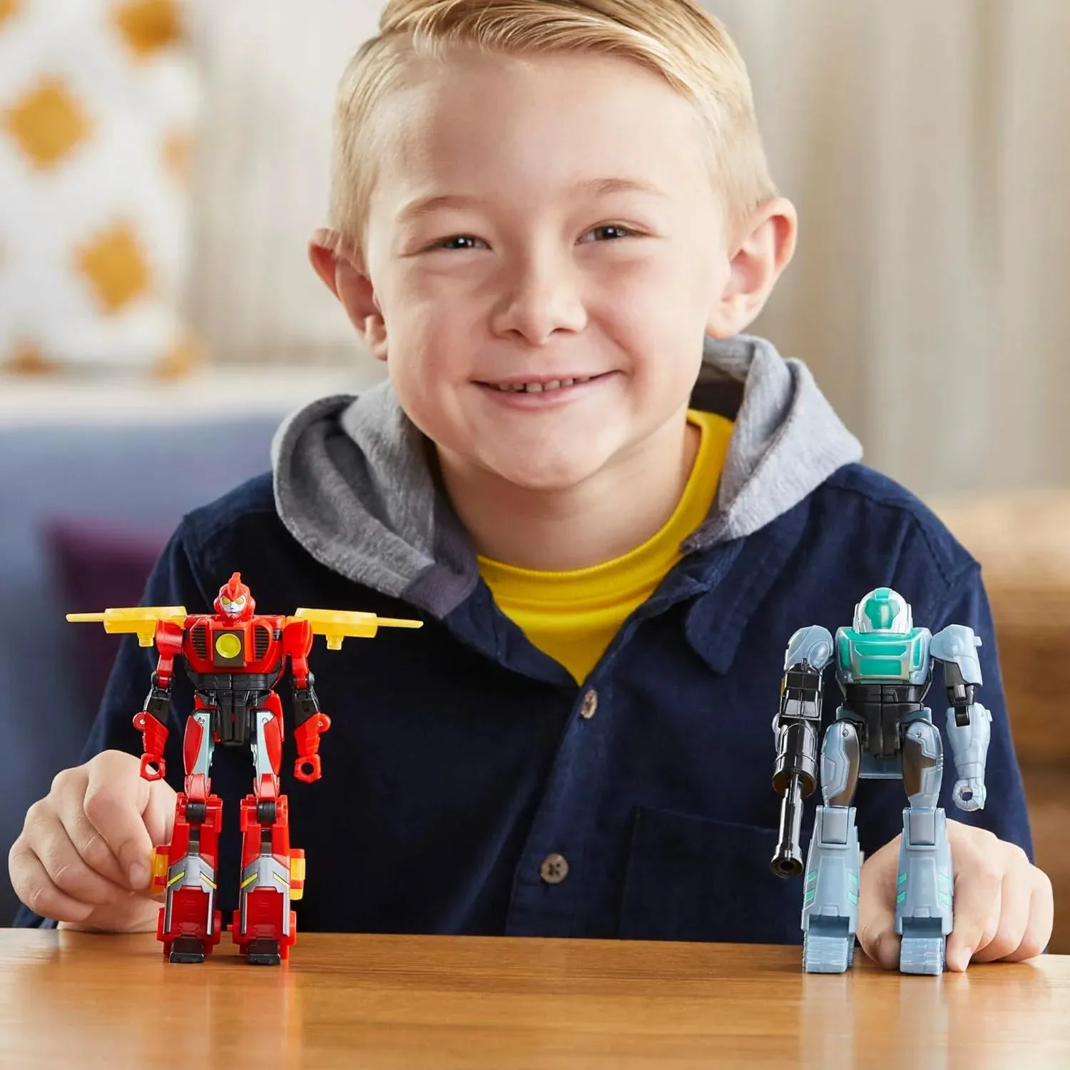 TRANSFORMERS EarthSpark Cyber-Combiner Terran Twitch and Robby Malto Robot