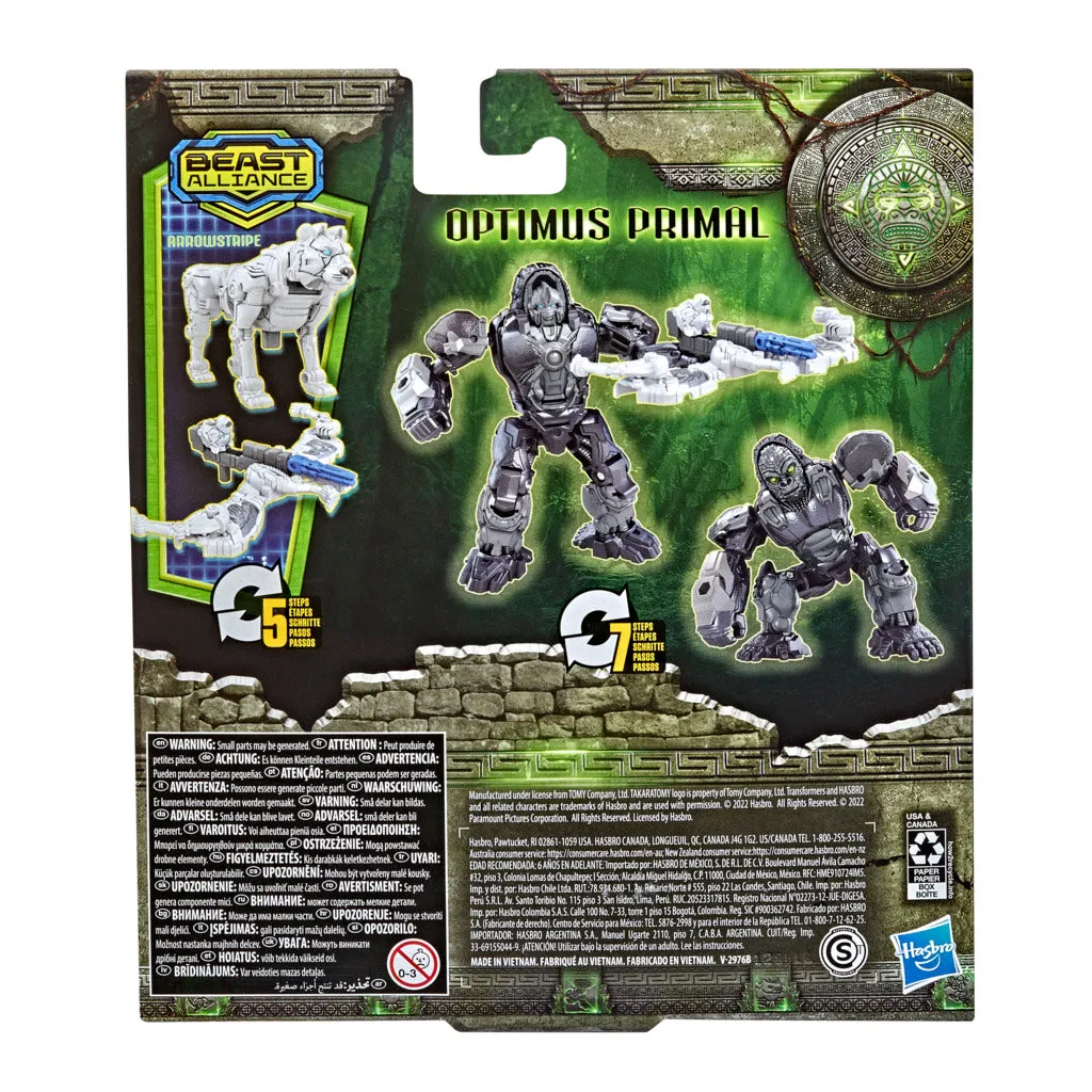 Transformers Rise Of The Beasts Beast Alliance Beast Weaponizers 2 Pack - Optimus Primal & Arrowstripe