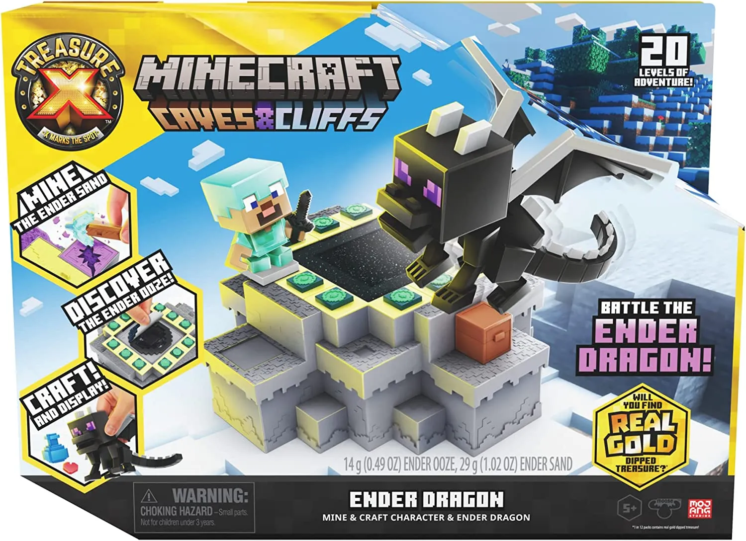 Treasure X Minecraft Caves & Cliffs Ender Dragon