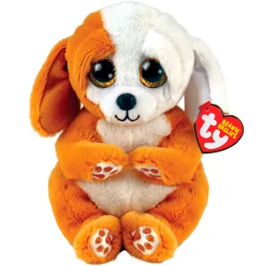 Ty Beanie Bellies Regular - Ruggles Brown & White Dog