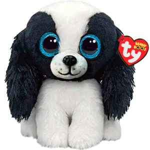 Ty Beanie Boo Regular - Sissy Black & White Dog
