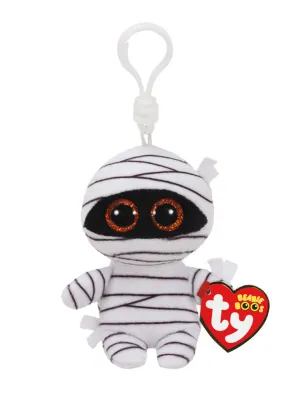 Ty Beanie Boos Clip On Mummy The Mummy White