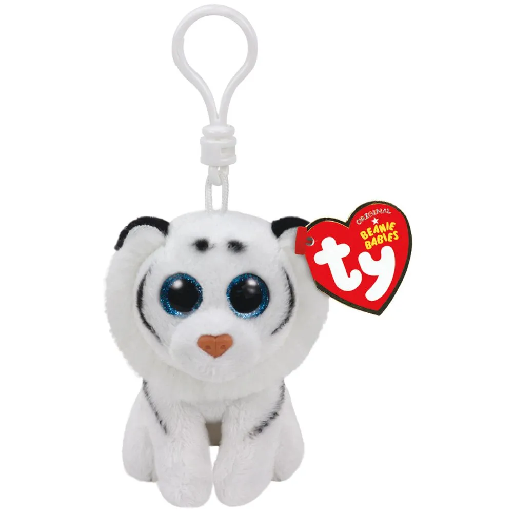 Ty Beanie Boos Clip On Tundra The White Tiger