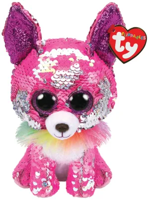 Ty Beanie Boos Flippables Charmed The Pink Chihuahua
