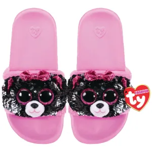 Ty Fashion Sequin Pool Slides M1-3 Kiki The Cat