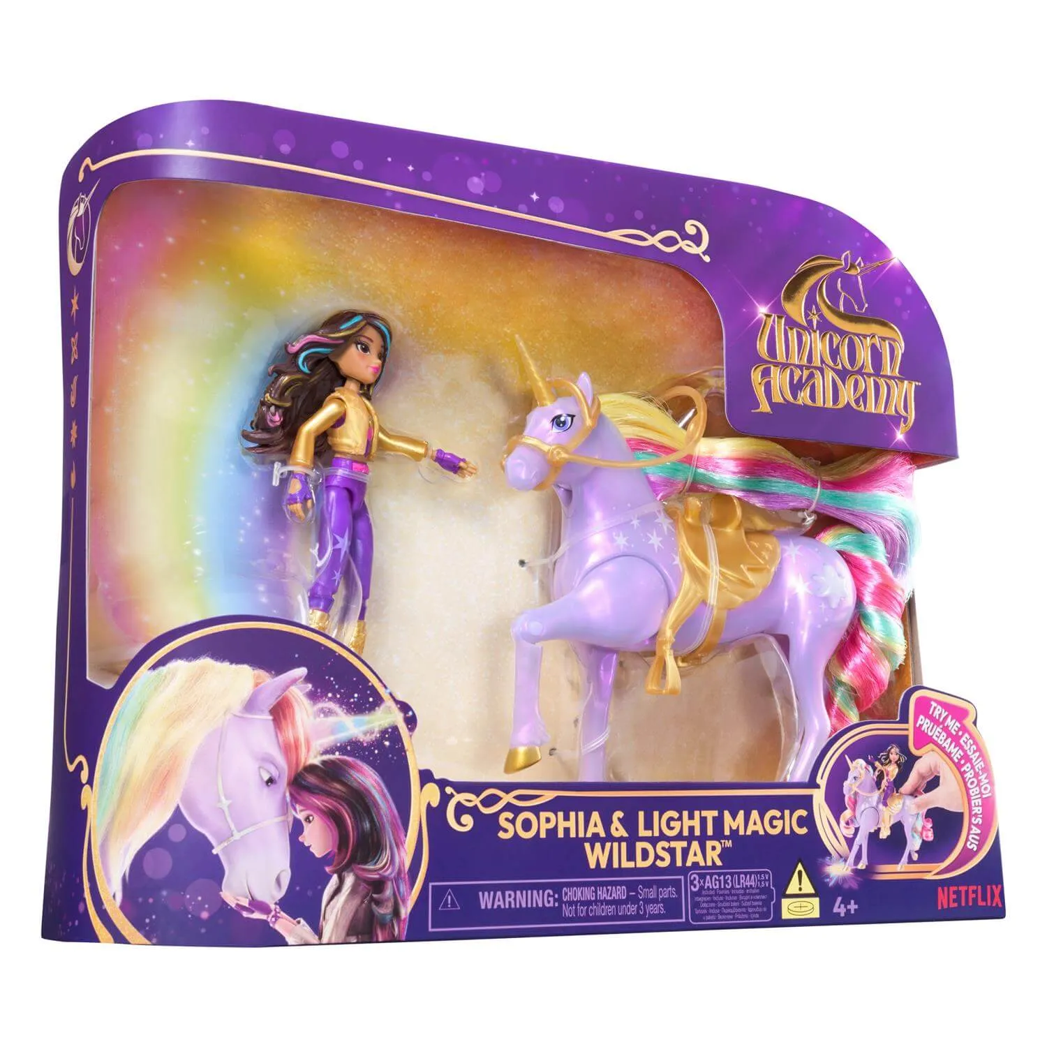 Unicorn Academy Sophia and Light Magic Wildstar Set