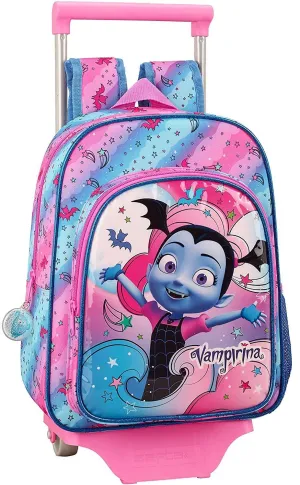 Vampririna Official Children's Backpack with Safta 705 Trolley
