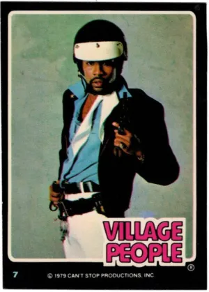 Village People #7, 1979 Donruss Rockstars