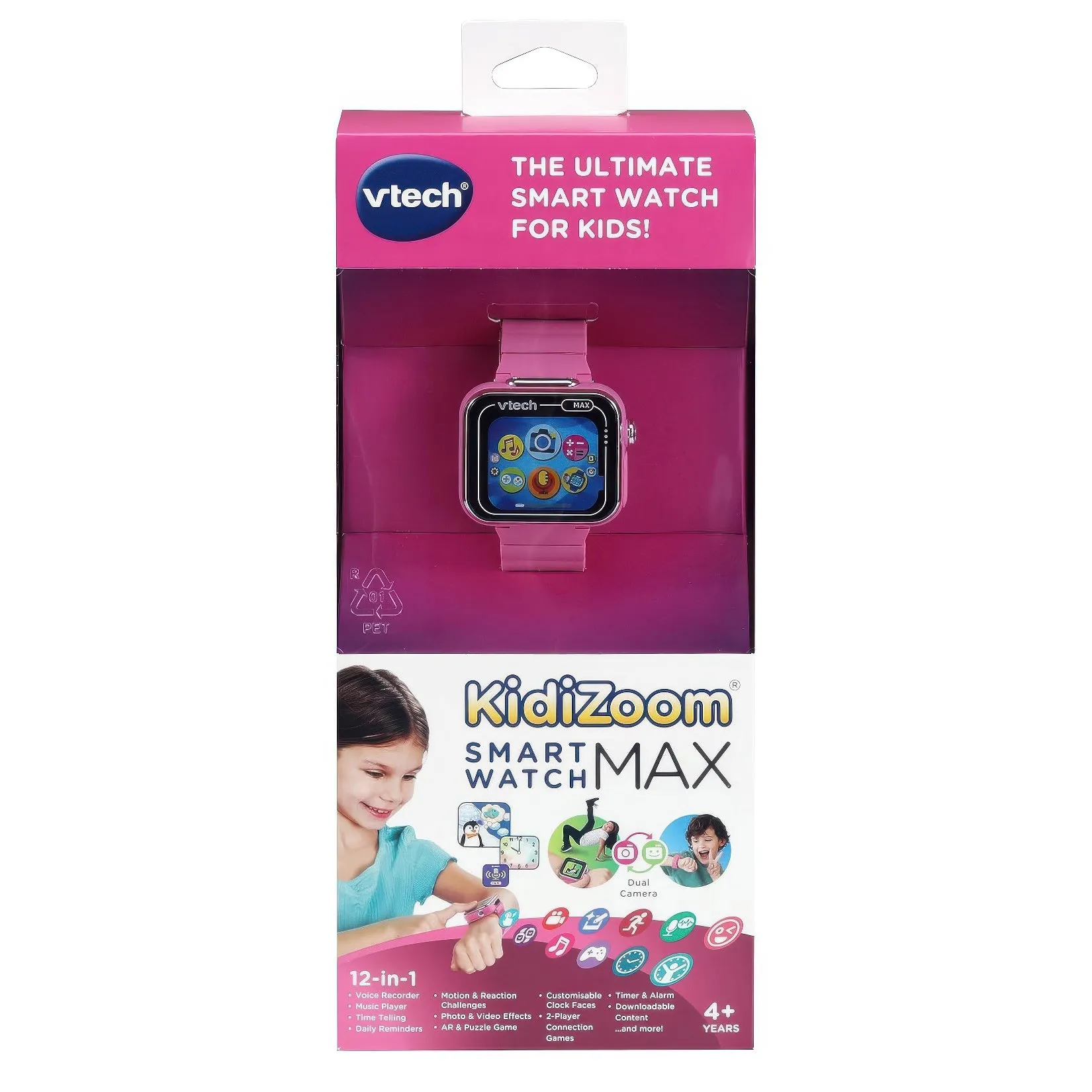 VTech KidiZoom Smart Watch MAX Pink