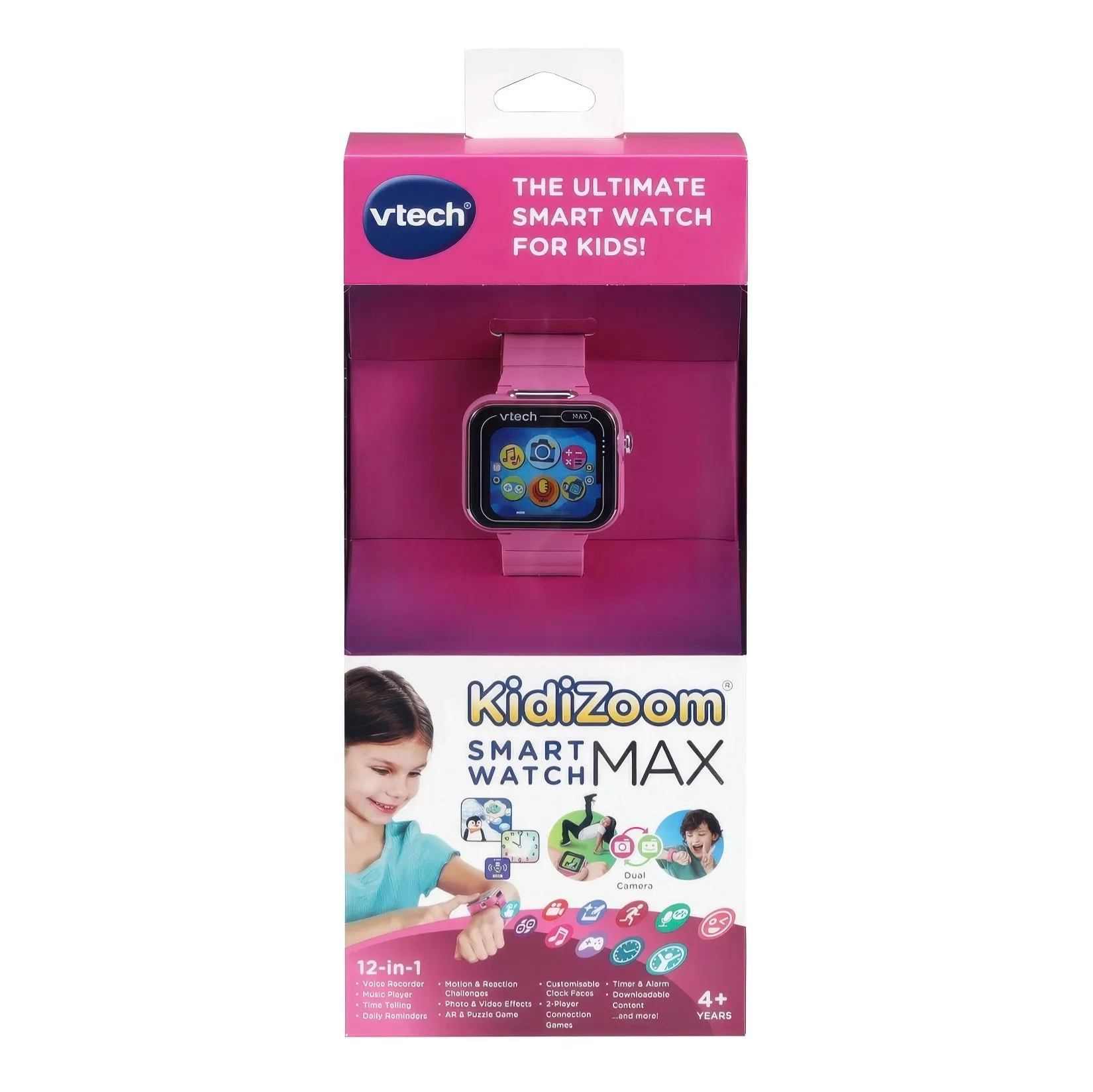 VTech KidiZoom Smart Watch MAX Pink