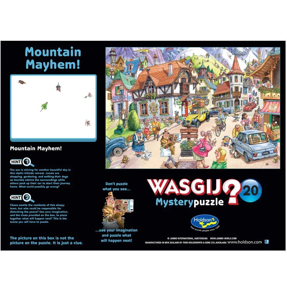 Wasgij Mystery #20 Mountain Mayhem 1000 Piece Puzzle