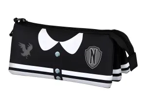 Wednesday Varsity Triple Pencil Case
