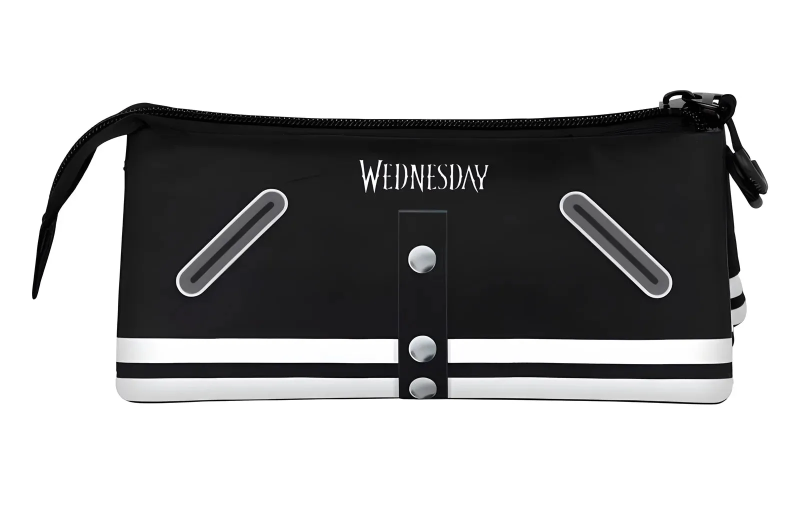 Wednesday Varsity Triple Pencil Case