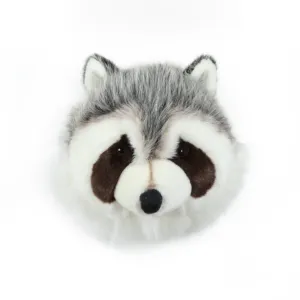 Wild & Soft Animal Head Medium - Josh the Raccoon