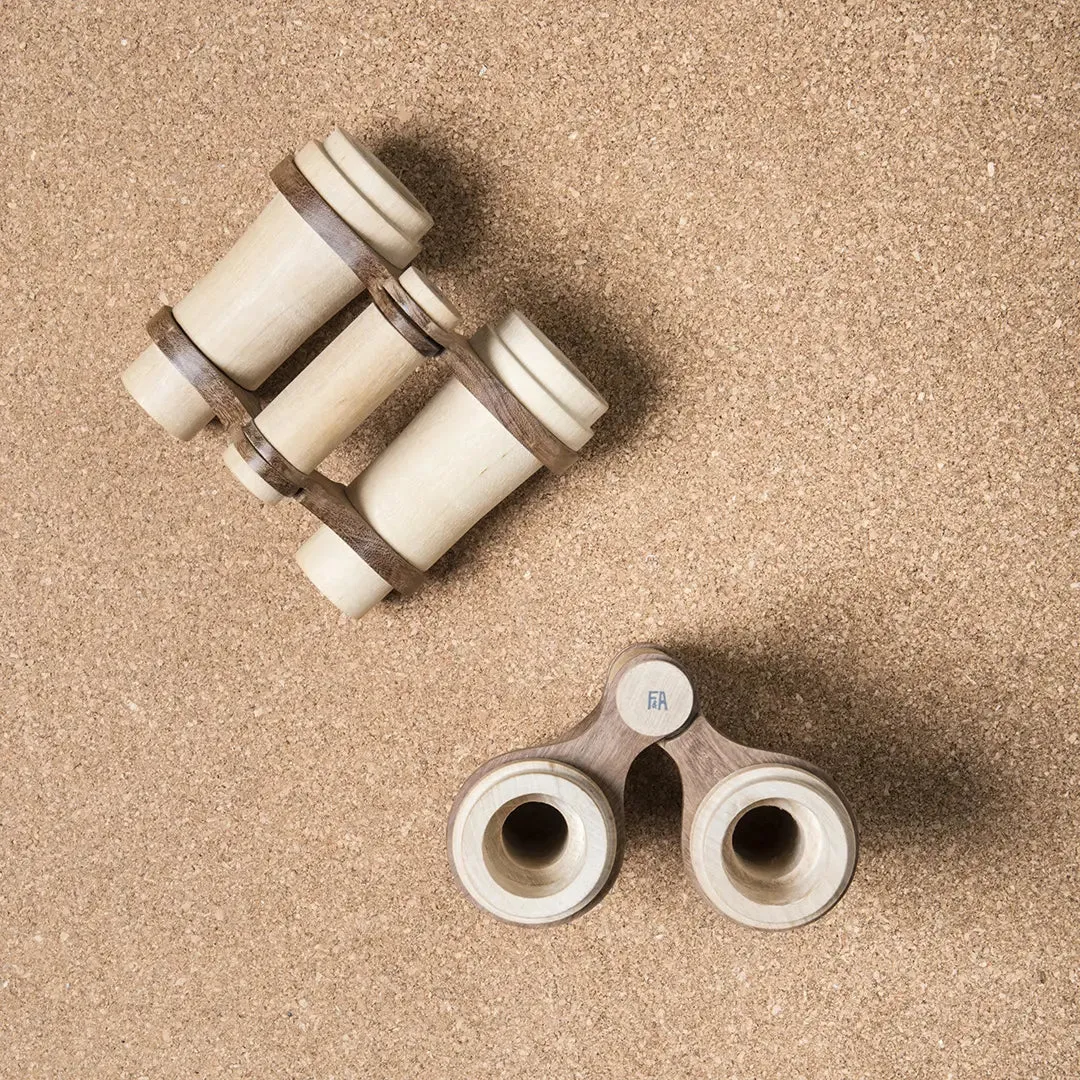 Wooden Binoculars For Pretend Play Odin Parker