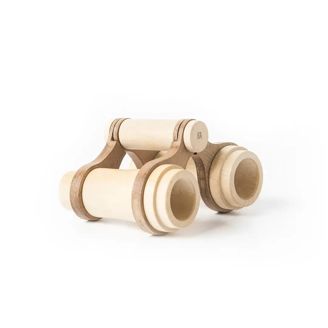 Wooden Binoculars For Pretend Play Odin Parker