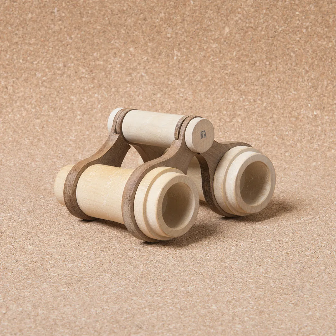 Wooden Binoculars For Pretend Play Odin Parker